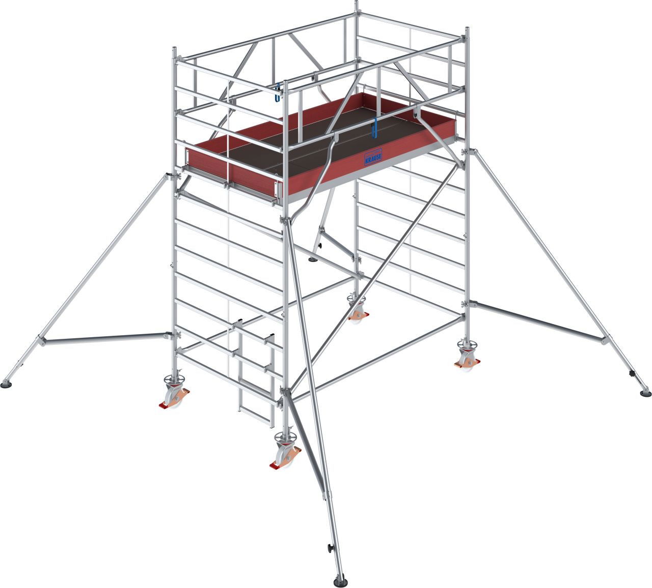 Krause STABILO Professional gurulóállvány, 5000 -es sorozat, mezőméret: 2.5 m x 1.5 m, munkamagasság: 4.3 m termék fő termékképe