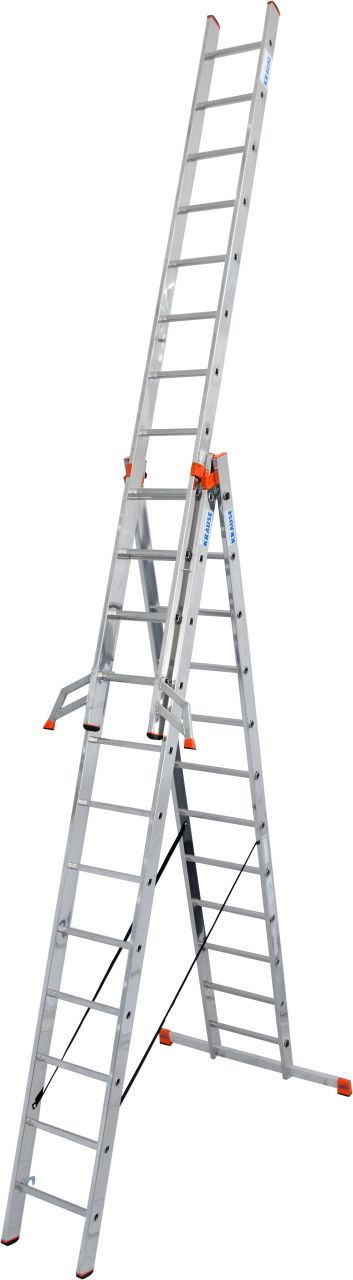 Krause MONTO Tribilo háromrészes létrafokos sokcélú létra lépcsőfunkcióval, 3x12 fokos termék fő termékképe