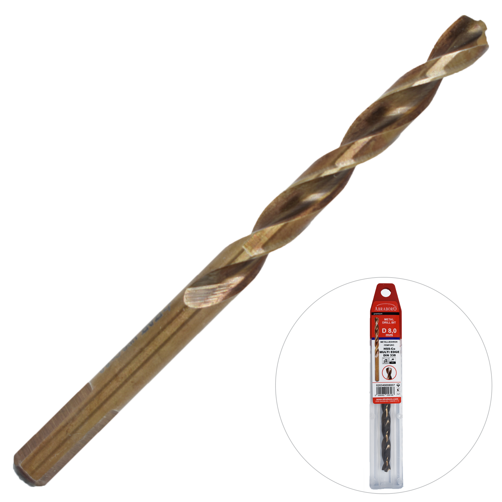 Abraboro 6 x 93 / 57 HSS-Co MULTI-EDGE fémfúró termék fő termékképe