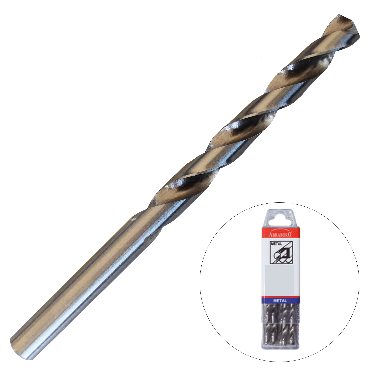 Abraboro 4.5 x 80 / 47 mm HSS-GS fémfúró X-Pack, 10 db/csomag termék fő termékképe