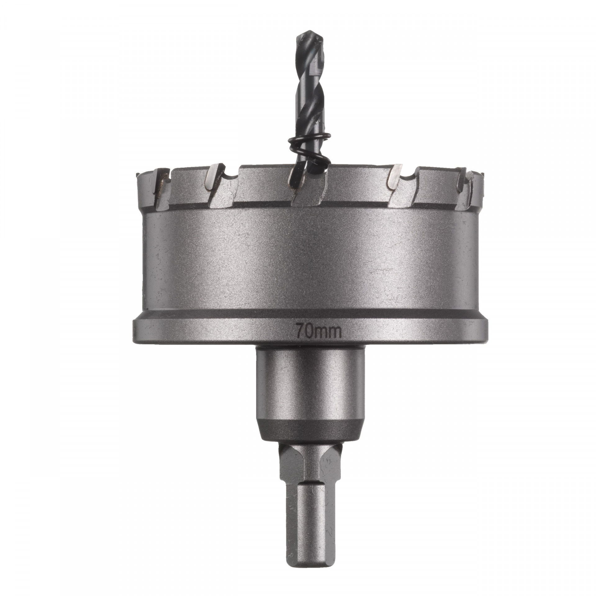 Milwaukee TCT rozsdamentes acél lyukfűrész, 10 mm-es 3-oldalú befogás, Ø70 mm termék fő termékképe