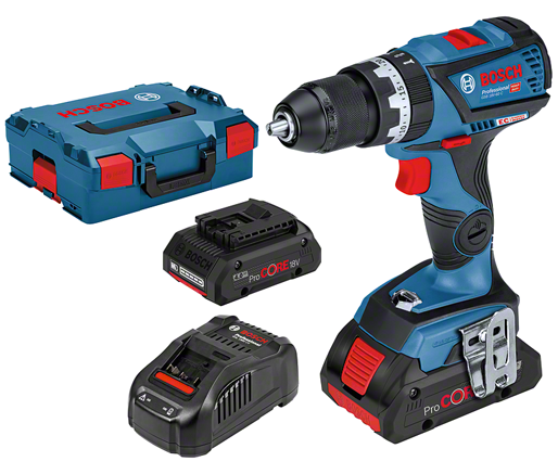 Bosch GSB 18V-60 C akkus szénkefe nélküli ütvefúró-csavarozó (2 x 4.0 Ah Li-ion akkuval) termék fő termékképe